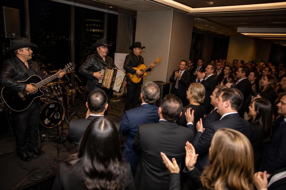 El Kompa Roger performing at a private corporate event in downtown Chicago, Illinois